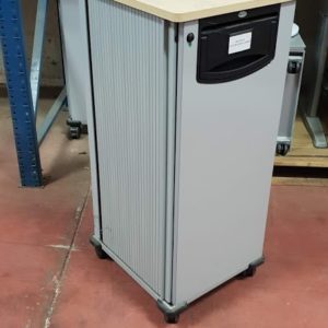 CARRELLINO PORTA PC CON SERRANDA