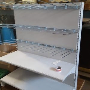 SCAFFALATURA MURALE USATA CEFLA P25 BIANCO 9001 - MODULO DA 100 H 150