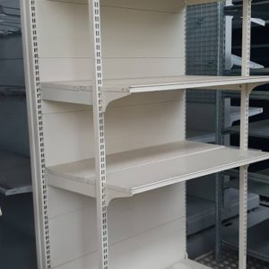SCAFFALATURA MINIRACK MURALE  FORTEZZA P25 BIANCO (MODULO DA 100 H 200/220)