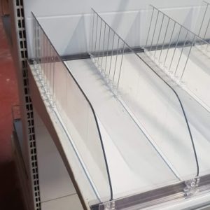 ACCESSORI PER SCAFFALATURA DIVISORI IN PLEXIGLASS