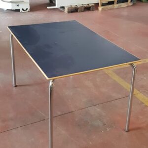 TAVOLO MENSA NERO 120X80